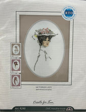 Load image into Gallery viewer, Victorian Lady Cross Stitch Kit by RTO - R290