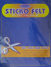 Load image into Gallery viewer, Royal Blue Sticko Felt - Sticky Back Felt by Sullivans