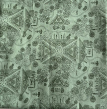 Load image into Gallery viewer, 15 ” X 15 ” Inch Mint Green Mansfield Park Project Bag