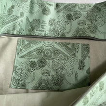 Load image into Gallery viewer, 15 ” X 15 ” Inch Mint Green Mansfield Park Project Bag