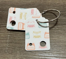 Load image into Gallery viewer, Floss Drops - Old Typewriter - Set of 15 with printed backs