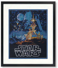 Load image into Gallery viewer, Luke & Princess Leia Cross Stitch kit by DImensions 70-35380