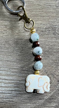 Load image into Gallery viewer, Stone Elephant Scissor Fob