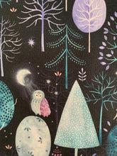 Load image into Gallery viewer, 15” X 15” Inch Nighfall Project bag - With Inside Pocket & Zip Charm