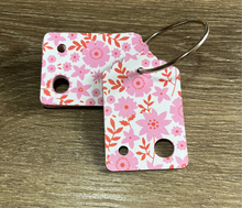 Load image into Gallery viewer, Floss Drops - Pretty Pink Flowers - Set of 15 with printed backs