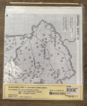 Load image into Gallery viewer, Scottish Regions Central Map - Britain in Stitches Cross Stitch Chart by Heritage Stitchcraft
