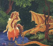 Load image into Gallery viewer, Centaur's Dragon CC032 Cross stitch chart Couchman Creations Sonia's Needle & Thread