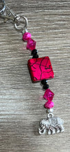 Load image into Gallery viewer, Pink Elephant Scissor Fob