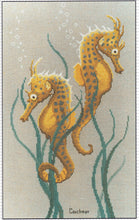 Load image into Gallery viewer, sea horses cc019 cross stitch chart couchman creations Sonia's Needle & Thread