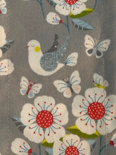 Load image into Gallery viewer, 10 inch birds flowers hoop grime guard fabric