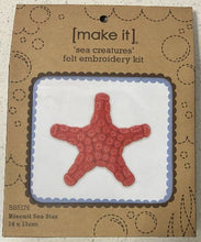 Load image into Gallery viewer, Biscuit Sea Star Fish - Sea Creatures Felt Embroidery Kit Make It 585176