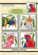Load image into Gallery viewer, feathered friends cross stitch chart country threads Sonia's Needle & Thread