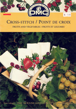 Load image into Gallery viewer, DMC Cross Stitch Chart Fruits & Vegetables