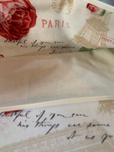 Load image into Gallery viewer, 15 ” X 15 ” Inch Roses in Paris Project Bag