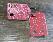 Load image into Gallery viewer, Floss Drops - Pink Leopard - Set of 15 - Blank Backs