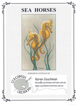 Load image into Gallery viewer, Sea Horses CC019 - Cross Stitch Chart