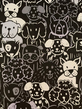 Load image into Gallery viewer, 15 ” X 15 ” Inch Sketchy Dogs Project Bag