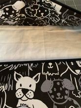 Load image into Gallery viewer, 15 ” X 15 ” Inch Sketchy Dogs Project Bag