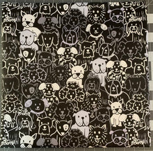 Load image into Gallery viewer, 15 ” X 15 ” Inch Sketchy Dogs Project Bag