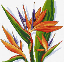 Load image into Gallery viewer, Tropical Flowers 1 - Country Threads Counted Cross Stitch Chart FJP-104-05-09