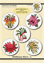 Load image into Gallery viewer, wildflower minis2 cross stitch chart country threads Sonia's Needle & Thread