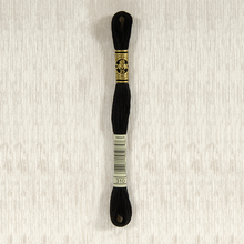 Load image into Gallery viewer, DMC Stranded Cotton 310 Black
