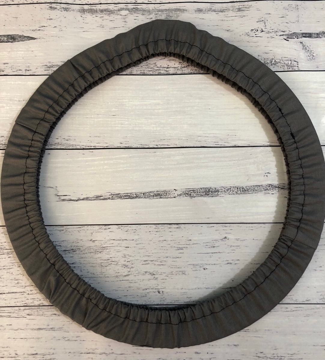 8" Dark Grey Embroidery Cross Stitch Hoop Grime Guard Sonia's Needle