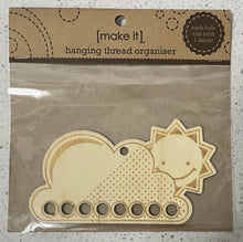 Load image into Gallery viewer, Cloud &amp; Sun - Hanging Thread Organiser Cross Stitch - Make It 585178
