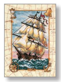 Voyage at Sea Cross Stitch Kit by DImensions 6847