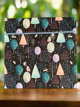 Load image into Gallery viewer, 15” X 15” Inch Nighfall Project bag - With Inside Pocket &amp; Zip Charm
