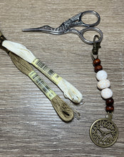 Load image into Gallery viewer, clock scissor fob
