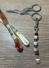 Load image into Gallery viewer, Eye of the Tiger scissor fob
