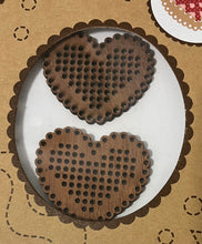 Load image into Gallery viewer, Heart Timber shape Cross Stitch Kit - Make It 585166
