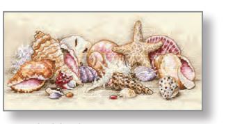 Seashell Treasures Cross Stitch Kit by Dimensions 65035