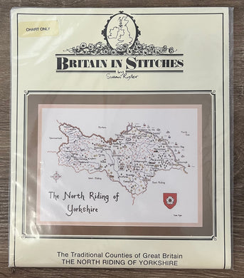 The North Riding of Yorkshire Map cross stitch Sonia's Needle & Thread