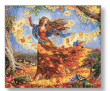 Load image into Gallery viewer, Fall Fairy Cross Stitch Kit by Dimensions 70-35262
