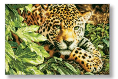 Leopard in Repose Cross Stitch Kit by Dimensions 70-35300