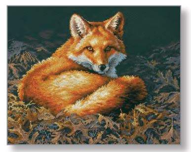 Sunlit Fox Cross Stitch Kit by Dimensions