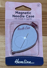 Load image into Gallery viewer, Magnetic Needle Case with Threader &amp; Magnifier by Hemline
