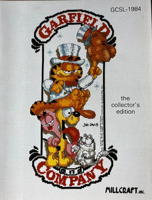Garfield and Company Cross Stitch Chart Old Style