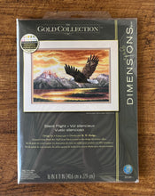 Load image into Gallery viewer, Silent Flight Gold Collection Cross Stitch Kit by Dimensions 35165
