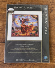 Load image into Gallery viewer, Fall Fairy Gold Collection Cross Stitch Kit by Dimensions 70-35262
