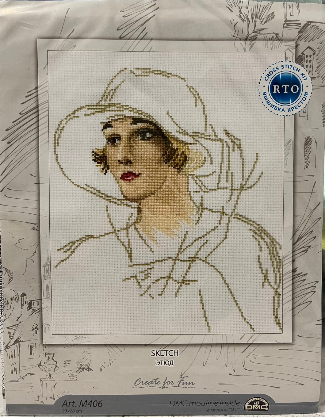 Sketch RTO Cross Stitch Kit