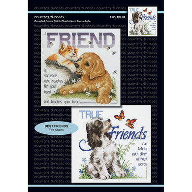 Best Friends Cross Stitch Chart Book by Country Threads