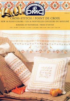 DMC Cross Stitch Chart Borders of Yesteryear