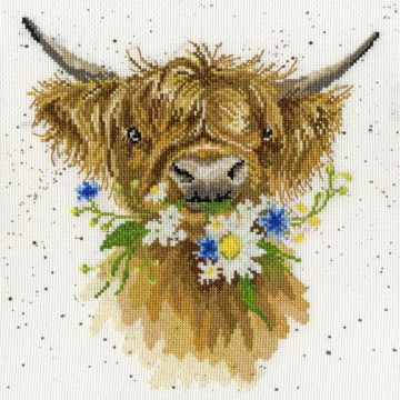 Daisy Coo Cross Stitch Kit by Bothy Threads