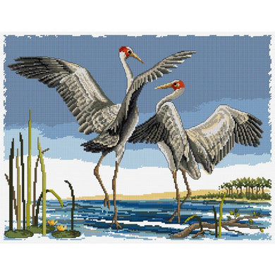 Dancing Brolgas Cross Stitch Chart by Country Threads
