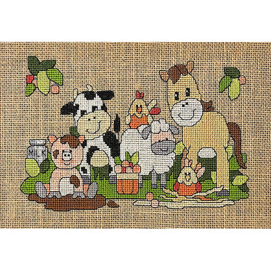 Down on the Farm Cross Stitch Chart Country Threads