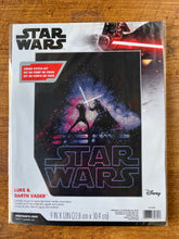 Load image into Gallery viewer, Luke &amp; Darth Vader TM Star Wars Licensed Cross Stitch Kit by Dimensions 70-35382
