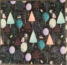 Load image into Gallery viewer, 15” X 15” Inch Nighfall Project bag - With Inside Pocket &amp; Zip Charm
